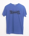 Shop Travel Plane Half Sleeve T-Shirt-Front