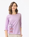 Shop Travel To Live Round Neck 3/4th Sleeve T-Shirt-Front