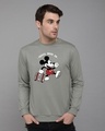 Shop Traveller Mickey Fleece Light Sweatshirt (DL)-Front