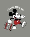 Shop Traveller Mickey Fleece Light Sweatshirt (DL)-Full