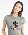 Shop Traveller Mickey Half Sleeve T-Shirt (DL)-Front