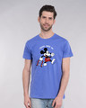Shop Traveller Mickey Half Sleeve T-Shirt (DL)-Front