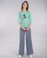 Shop Traveller Mickey Round Neck 3/4th Sleeve T-Shirt (DL)-Design