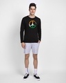 Shop Tri Peace Full Sleeve T-Shirt Black-Design