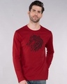 Shop Tribal Lion Full Sleeve T-Shirt-Front