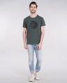 Shop Tribal Lion Half Sleeve T-Shirt-Full