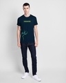 Shop Trickster Loki Half Sleeve T-Shirt Dark Navy Blue-Design
