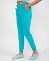 Shop Tropical Blue Casual Jogger Pants-Design