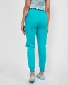 Shop Tropical Blue Casual Jogger Pants-Full