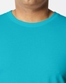 Shop Men's Tropical Blue Plus Size T-shirt