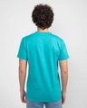 Shop Tropical Blue V-Neck T-Shirt-Full