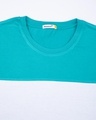 Shop Tropical Blue-White-Black 90's Vibe Panel T-Shirt