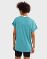 Shop Tropical Blue-White Color Block Boyfriend T-shirt-Design