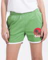 Shop Tropical Goa Runner Fleece Shorts-Front