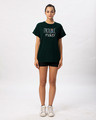 Shop Trouble Maker Typography Boyfriend T-Shirt-Full