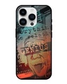 Shop True Genius Typography Premium Glass Cover for Apple iPhone 14 Pro (Shock Proof, Scratch Resistant)-Front