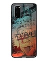 Shop True Genius Typography Premium Glass Cover For Samsung Galaxy S20(Impact Resistant, Matte Finish)-Front
