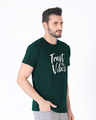 Shop Trust The Vibes Half Sleeve T-Shirt-Design
