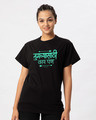 Shop Tumchya Sathi Kay Pan Boyfriend T-Shirt-Front