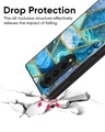 Shop Turquoise Geometrical Premium GlassCase for Samsung Galaxy Z Fold4 5G(Shock Proof,Scratch Resistant)-Design