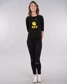 Shop Tweety And The Butterfly Round Neck 3/4th Sleeve T-Shirt (TWL)-Design