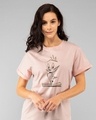 Shop Tweety origami Boyfriend T-Shirt (LTL)-Front