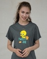 Shop Tweety Pie Boyfriend T-Shirt (TWL)-Front