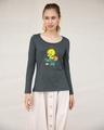 Shop Tweety Pie Scoop Neck Full Sleeve T-Shirt (TWL)-Design