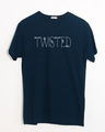 Shop Twisted Half Sleeve T-Shirt-Front