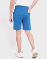 Shop Ultramarine Blue-Neon Lime Reflector Shorts-Design