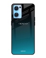 Shop Ultramarine Printed Premium Glass Cover for Oppo Reno 7 5G (Shock Proof, Lightweight)-Front