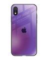 Shop Ultraviolet Gradient Premium Glass Case for Apple iPhone XR (Shock Proof, Scratch Resistant)-Front