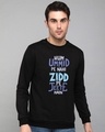 Shop Umid Pe Nahi Zidd Pe Fleece Light Sweatshirt-Front