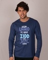 Shop Umid Pe Nahi Zidd Pe Full Sleeve T-Shirt-Front