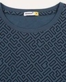 Shop Unending Maze Half Sleeves AOP T-Shirt