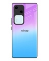 Shop Unicorn Pattern Premium Glass Case for Vivo V30 5G(Shock Proof, Scratch Resistant)-Front