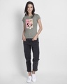 Shop Unique Minnie Half Sleeve T-Shirt (DL) Meteor Grey-Design