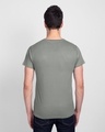 Shop Unique Smiley Half Sleeve T-Shirt Meteor Grey-Design