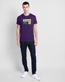 Shop Unique Smiley Half Sleeve T-Shirt Parachute Purple-Design