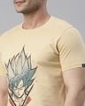 Shop Unisex Beige Goku - Dragon Ball Z Anime T-shirt-Full