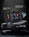 Shop Unisex Black 24 X 7 365 Typography Duffel Bag-Design