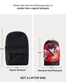 Shop Unisex Black All Time Mickey Printed Small Backpack