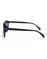 Shop Unisex Black Aviator UV Protected Lens Sunglasses-Full