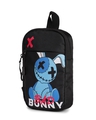 Shop Unisex Black Bad Bunny Sling Bag-Design