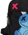 Shop Unisex Black Bad Bunny Sling Bag