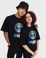 Shop Unisex Black Balance Baby Graphic Printed T-shirt-Front