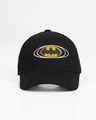 Shop Unisex Black Batman Printed Baseball Cap-Front