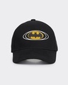 Shop Unisex Black Batman Printed Baseball Cap-Front