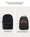 Shop Unisex Black Batman Red Printed Small Backpack