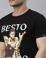 Shop Unisex Black Besto Frendo - Jujutsu Kaisen Anime T-shirt-Full